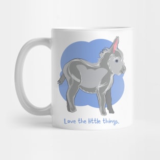 Love the Little Things Baby Donkey Mug